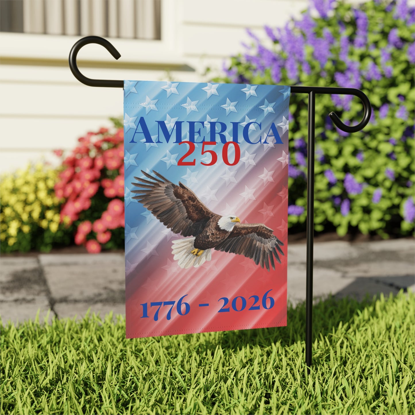 "America 250" Patriotic 1776–2026 USA Celebration Banner