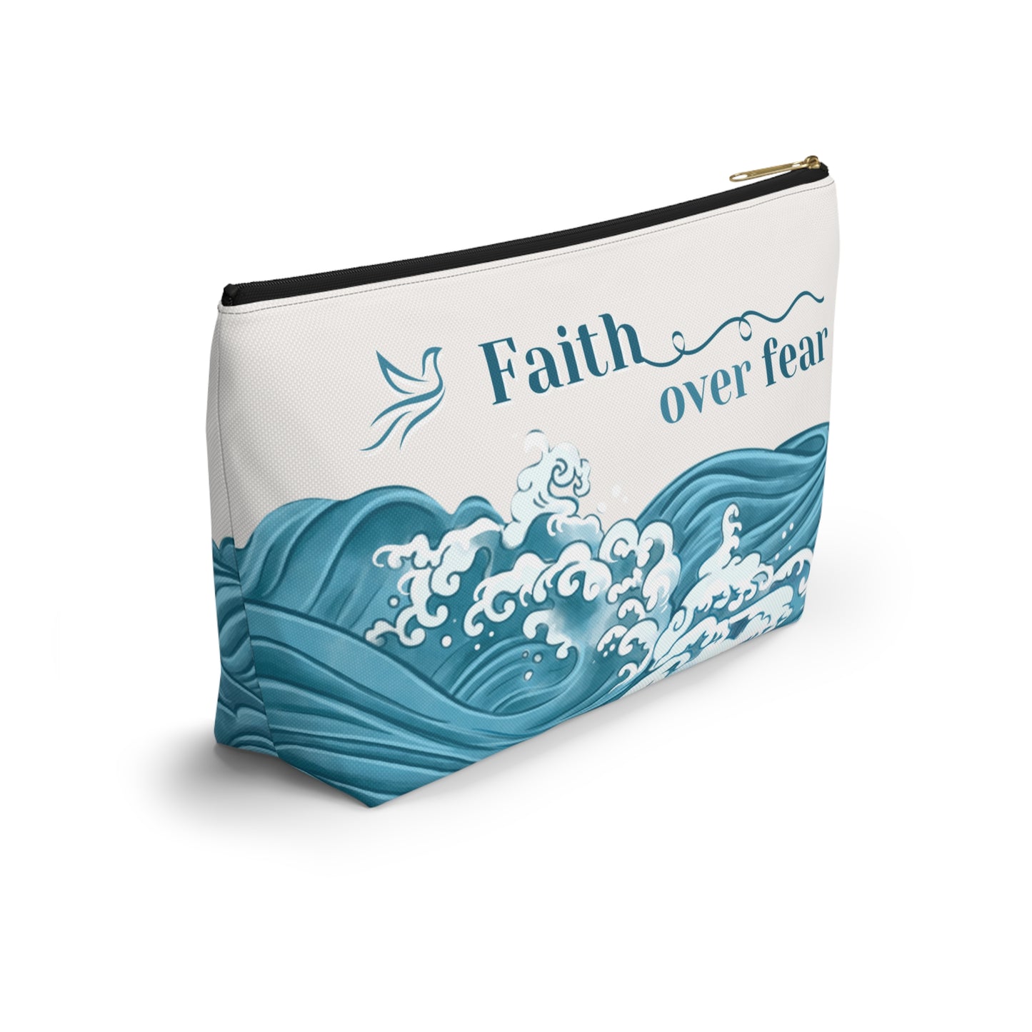 NEW!! Faith Over Fear Accessory Pouch (large)