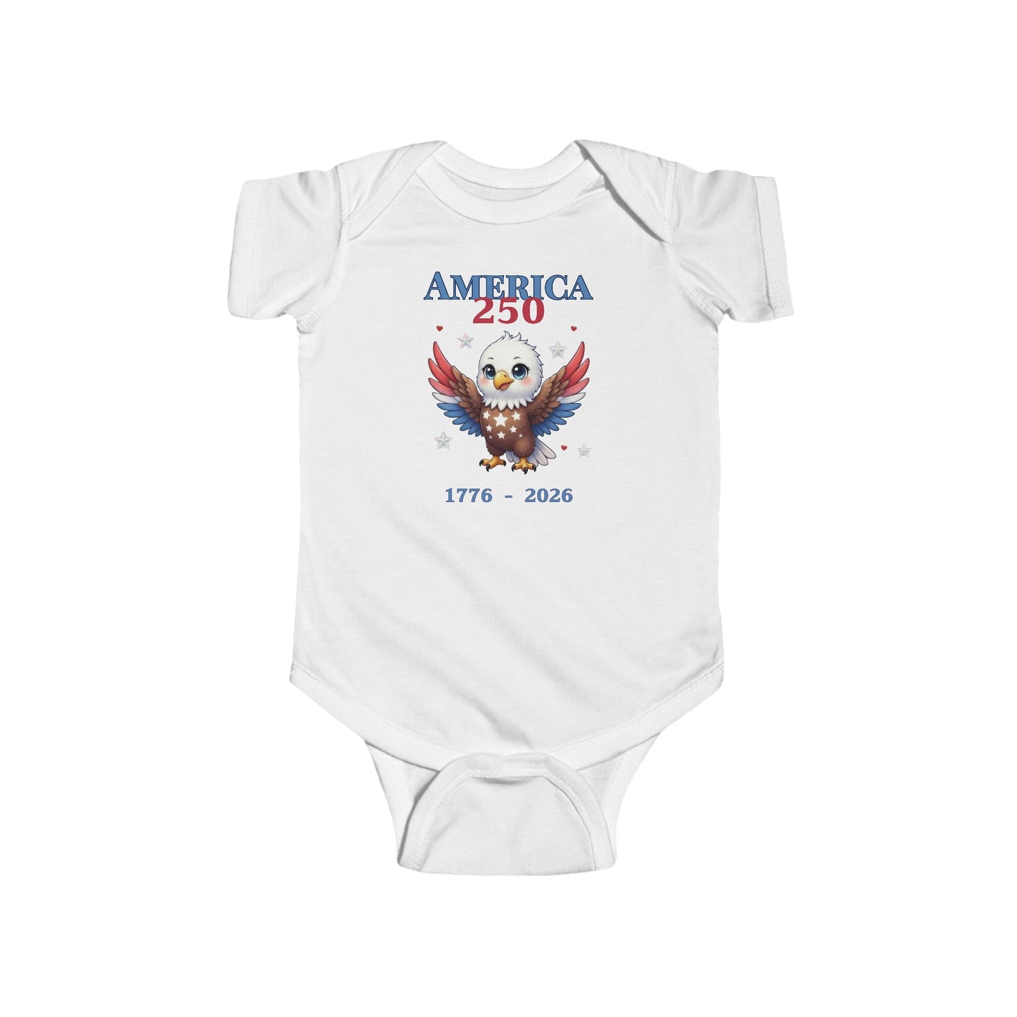 Eagle Infant Bodysuit - Patriotic Baby Onesie
