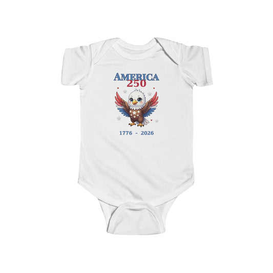 Eagle Infant Bodysuit - Patriotic Baby Onesie
