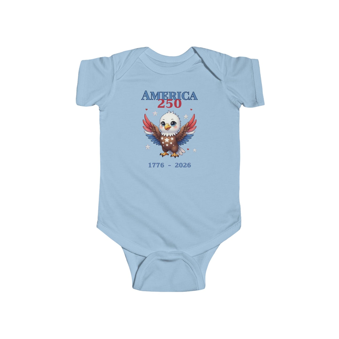 Eagle Infant Bodysuit - Patriotic Baby Onesie