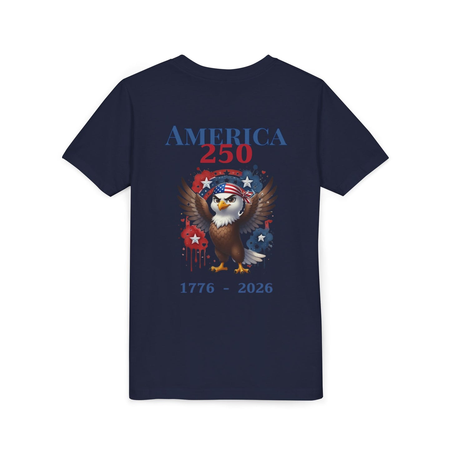 America 250 Patriotic Eagle 1776-2026 Independence Day Youth Shirt