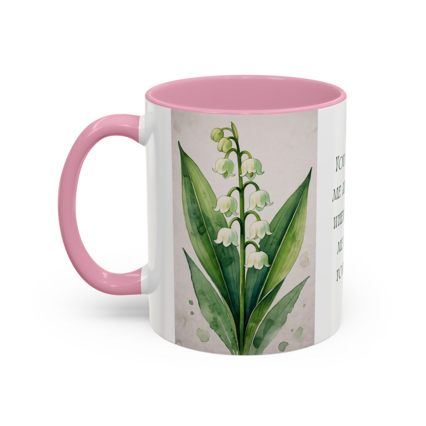 Inspirational Floral Mug - 11oz - "You Will Seek Me" Design