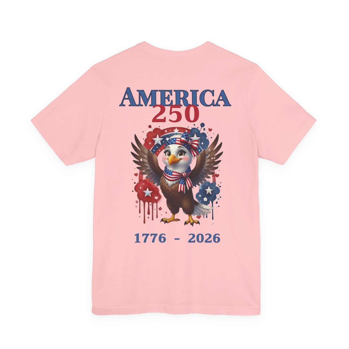 Mom / Aunt America 250 Eagle Woman's T-Shirt — 1776-2026 Patriotic Fourth of July Tee