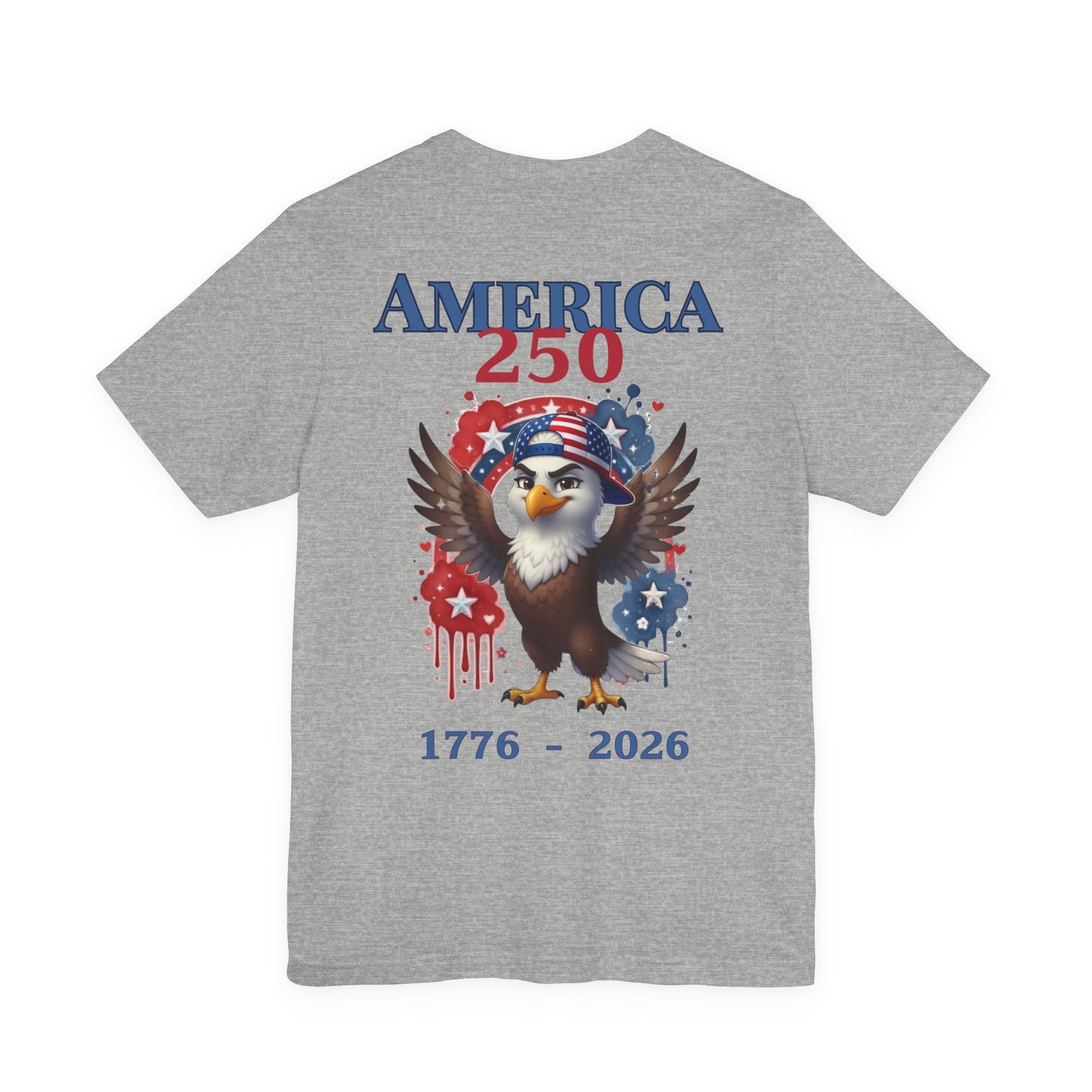 Boy / Man America 250 Eagle T-Shirt — 1776-2026 Patriotic Fourth of July Tee