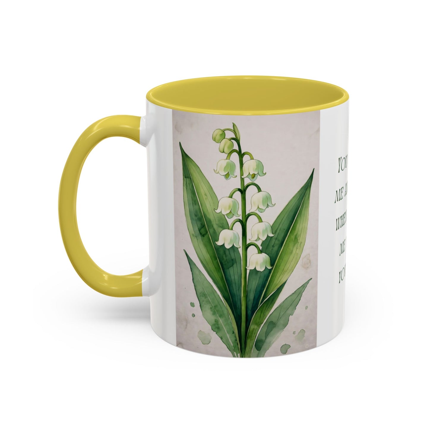 Inspirational Floral Mug - 11oz - "You Will Seek Me" Design