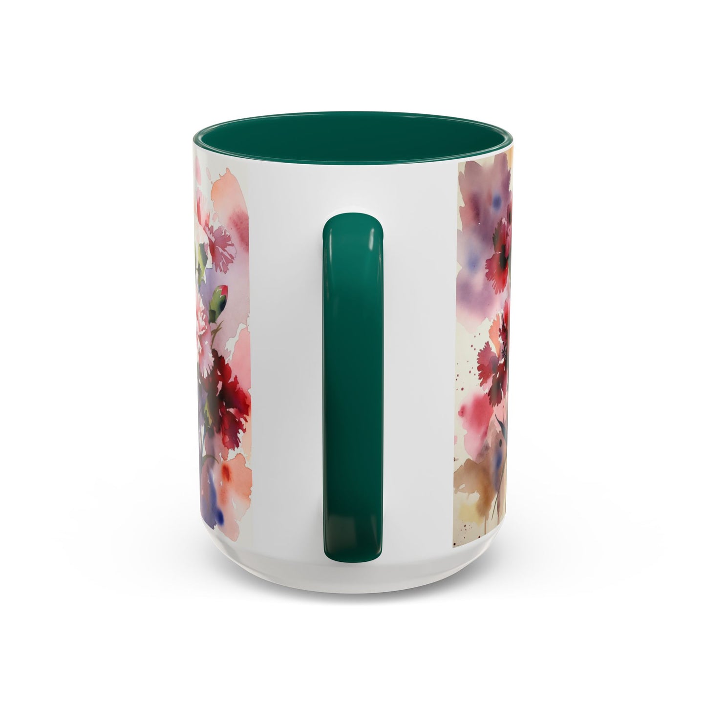 Rejoice Always Bible Verse Mug | Floral Scripture Coffee Cup | January Birth Month Flower
