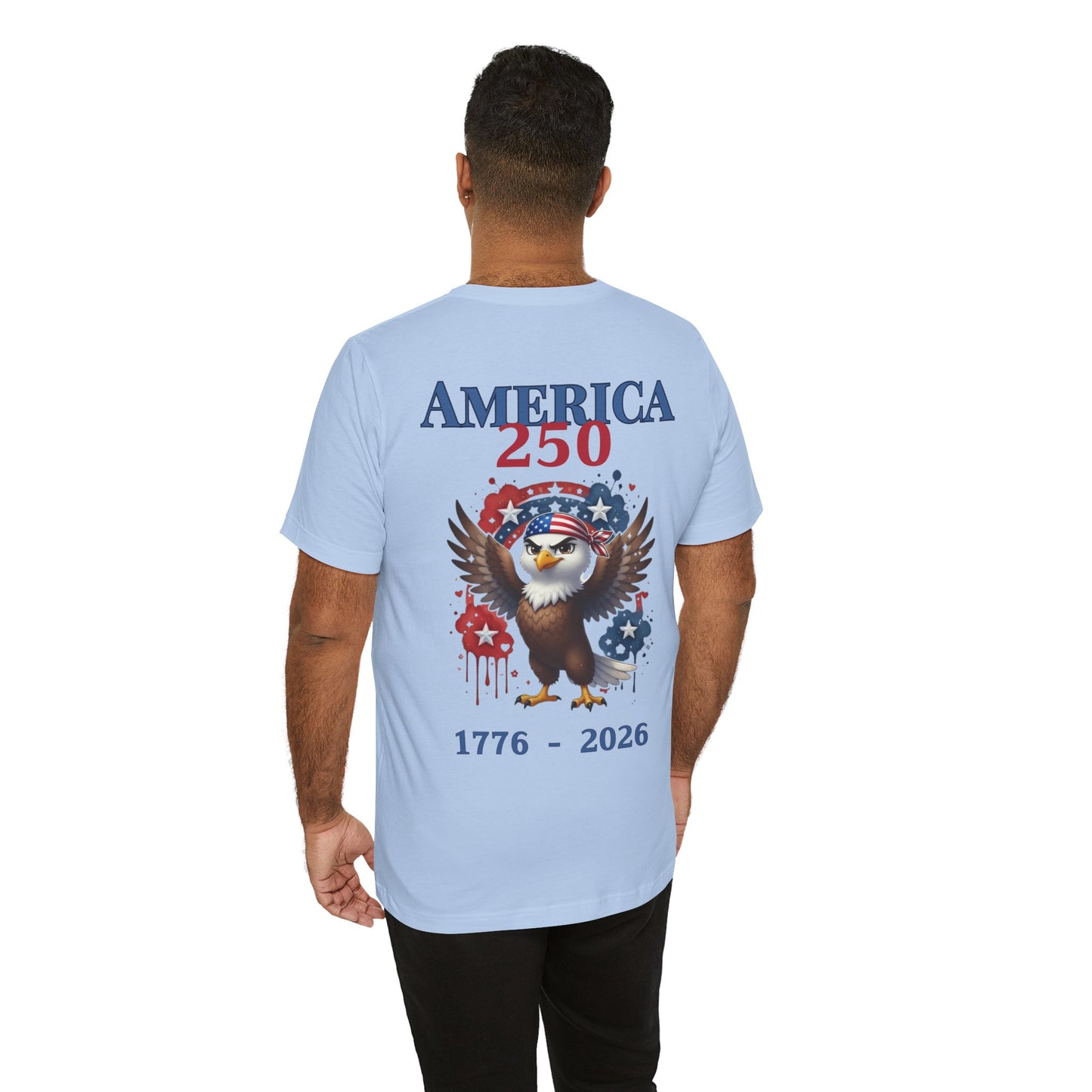 America 250 Eagle T-Shirt — 1776-2026 Patriotic Fourth of July Tee