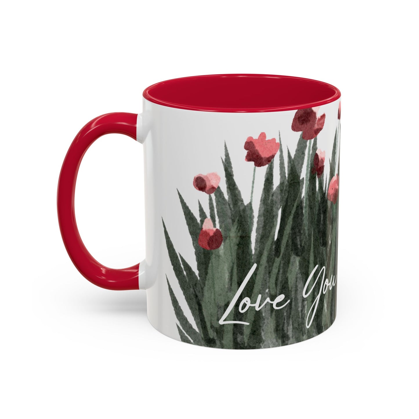Floral "Love You Grandma" Mugs (11oz, 15oz) - Gift of Love