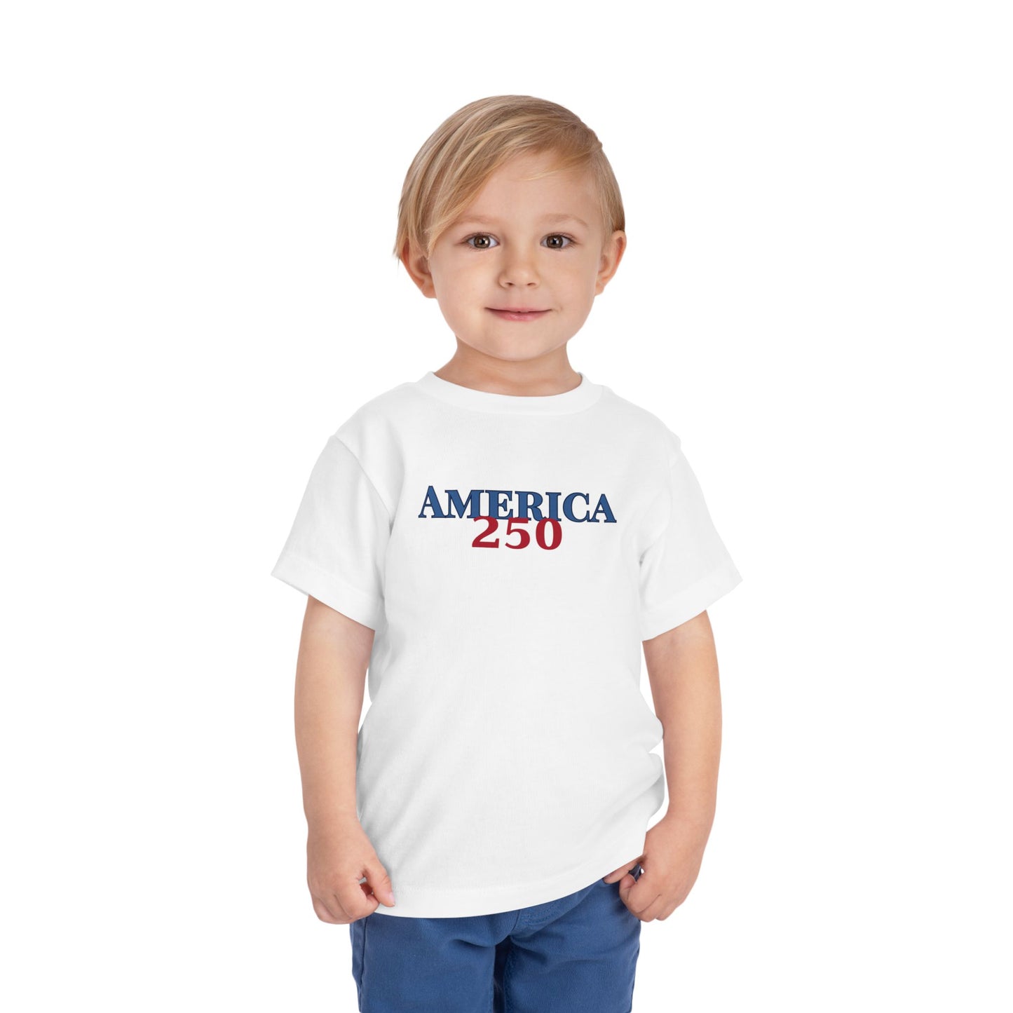America 250 Eagle 1776–2026 Patriotic Fourth of July Shirt - Toddler Boy Tee