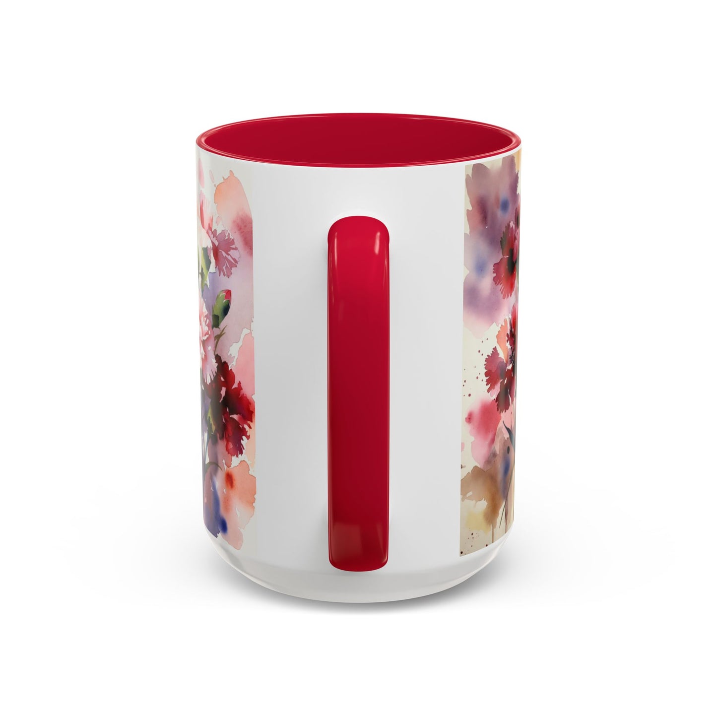 Rejoice Always Bible Verse Mug | Floral Scripture Coffee Cup | January Birth Month Flower