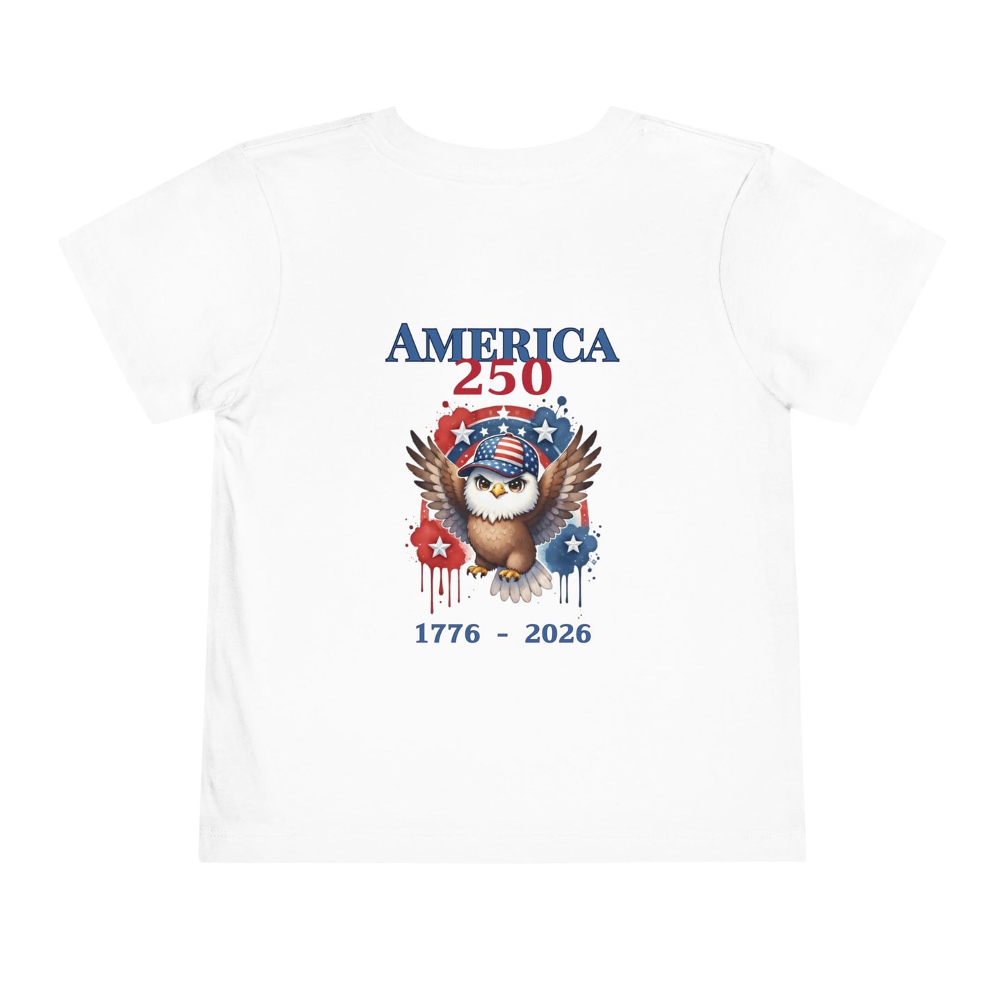 America 250 Eagle 1776–2026 Patriotic Fourth of July Shirt - Toddler Boy Tee