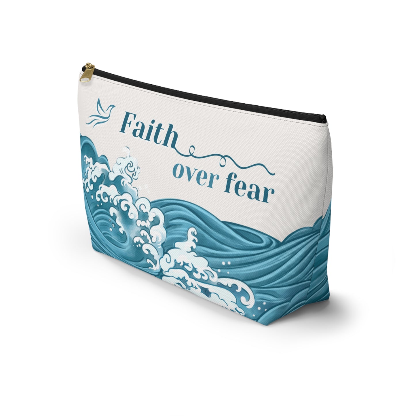 NEW!! Faith Over Fear Accessory Pouch (large)