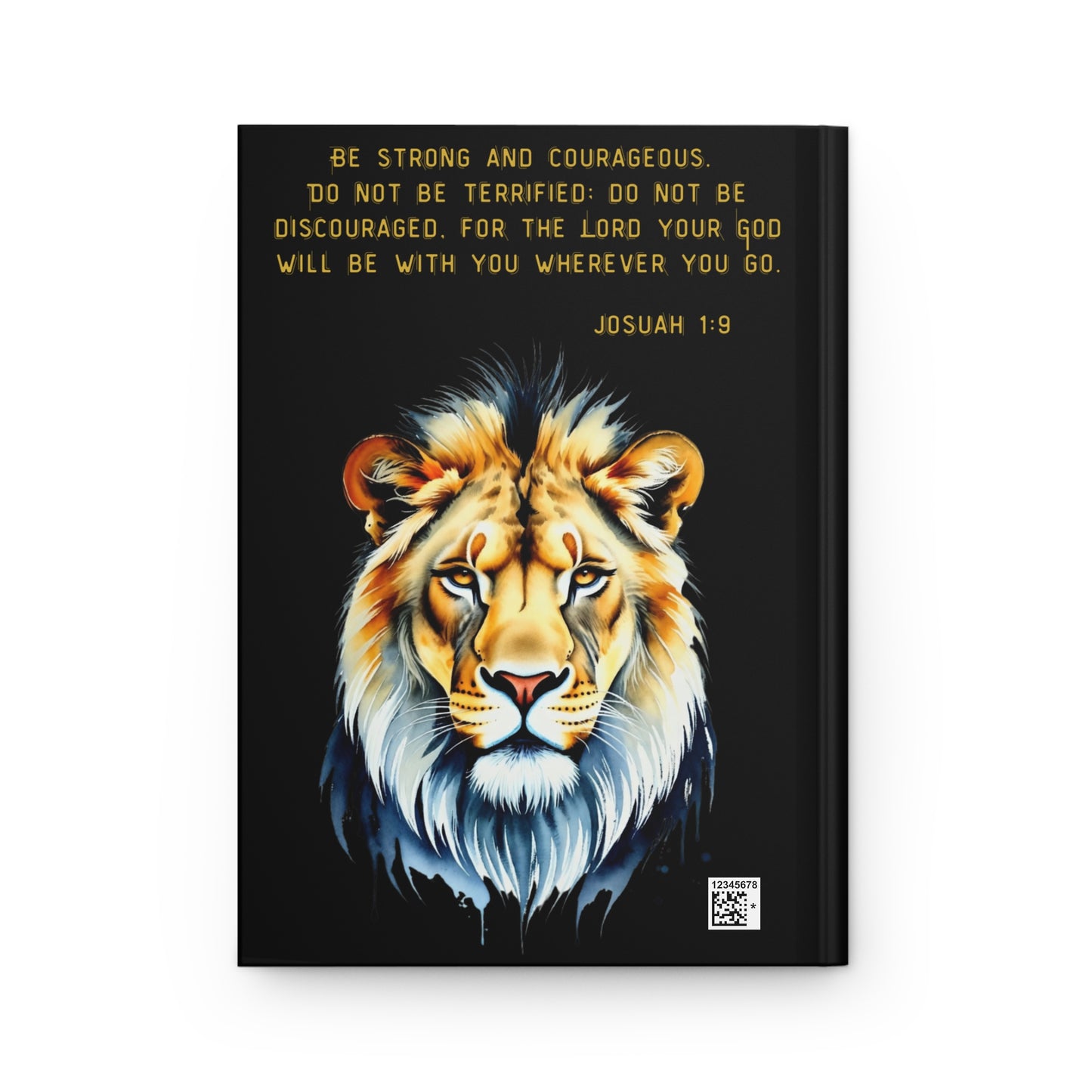 Inspirational Lion Hardcover Journal