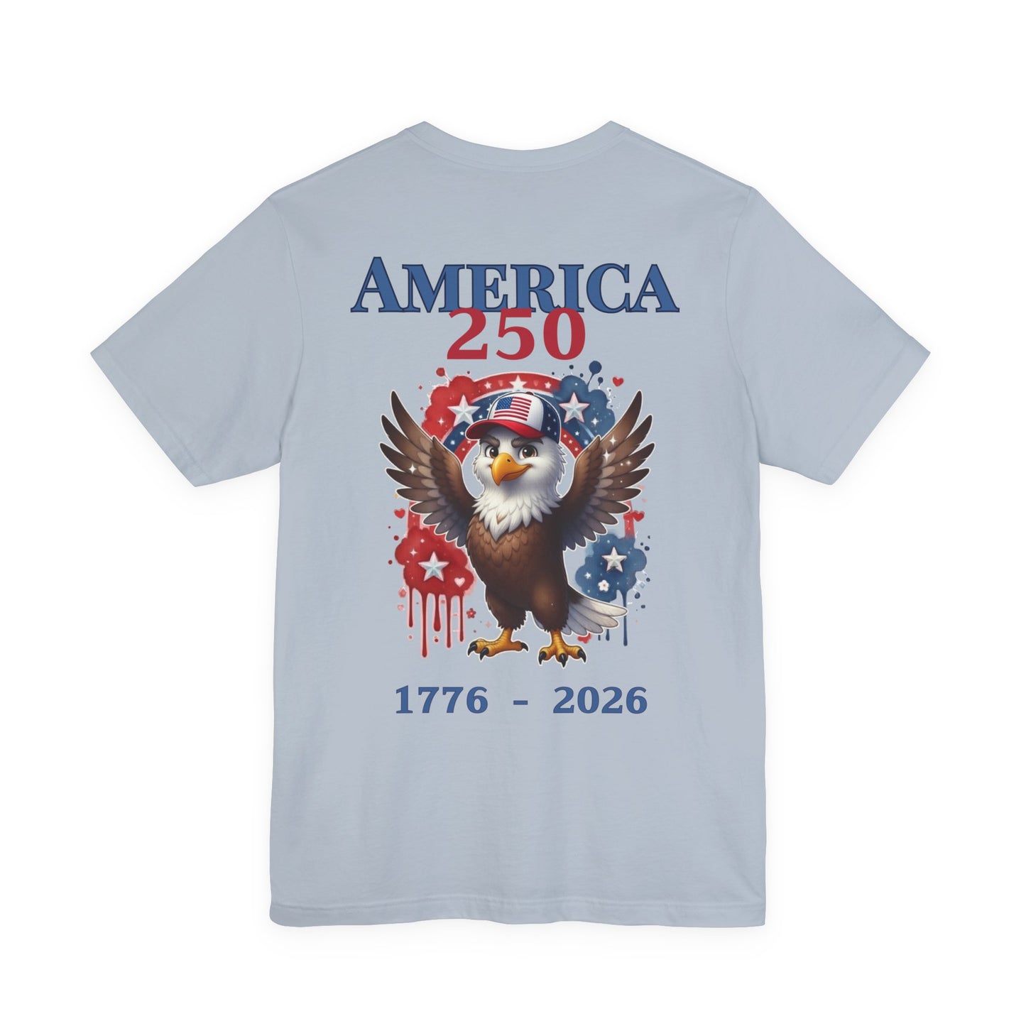 Dad / Grandapa America 250 Eagle T-Shirt — 1776-2026 Patriotic Fourth of July Tee