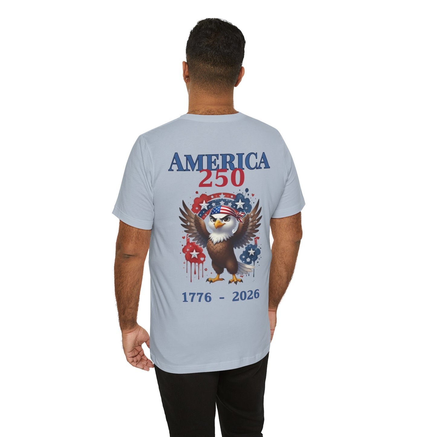 America 250 Eagle T-Shirt — 1776-2026 Patriotic Fourth of July Tee