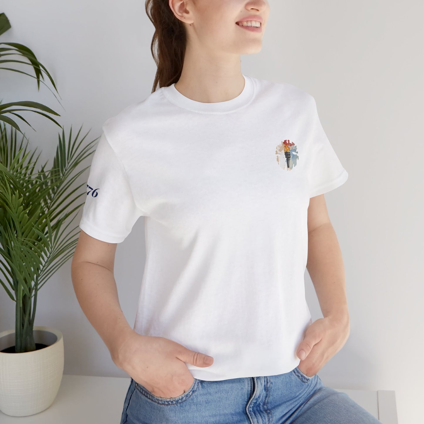 250 Years of Liberty Celebration Unisex T-Shirt - Statue of Liberty Design