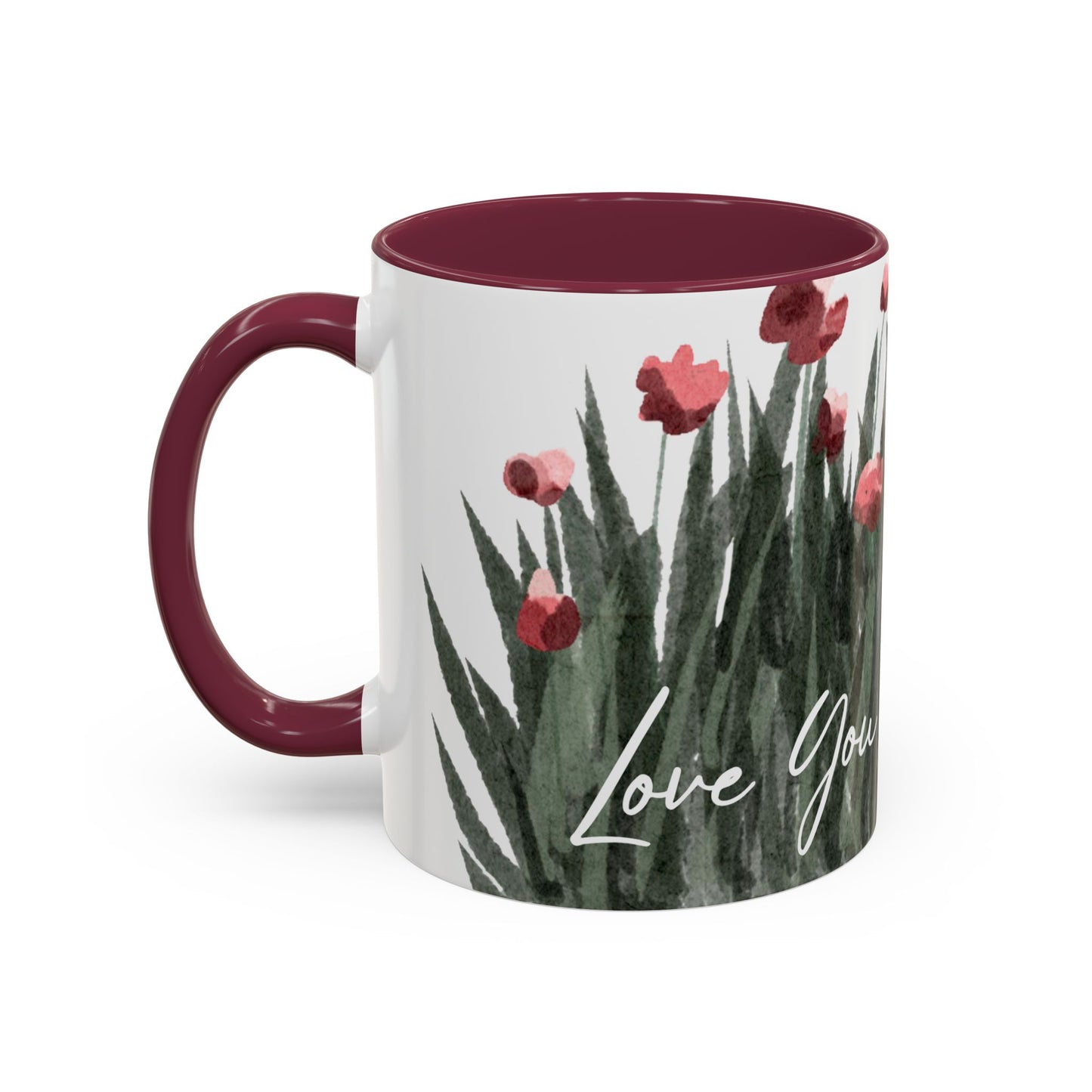 Floral "Love You Grandma" Mugs (11oz, 15oz) - Gift of Love