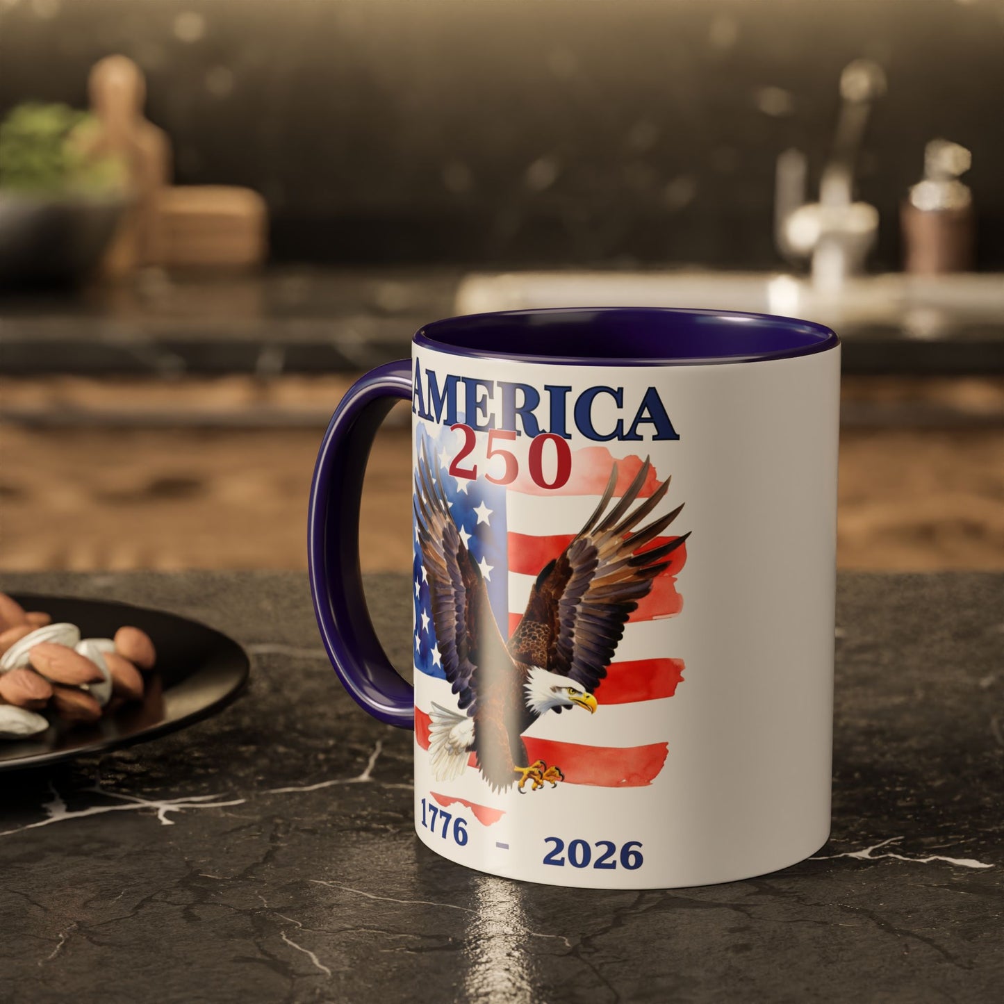 America 250 Patriotic Eagle Mug 1776–2026  (11oz & 15oz)