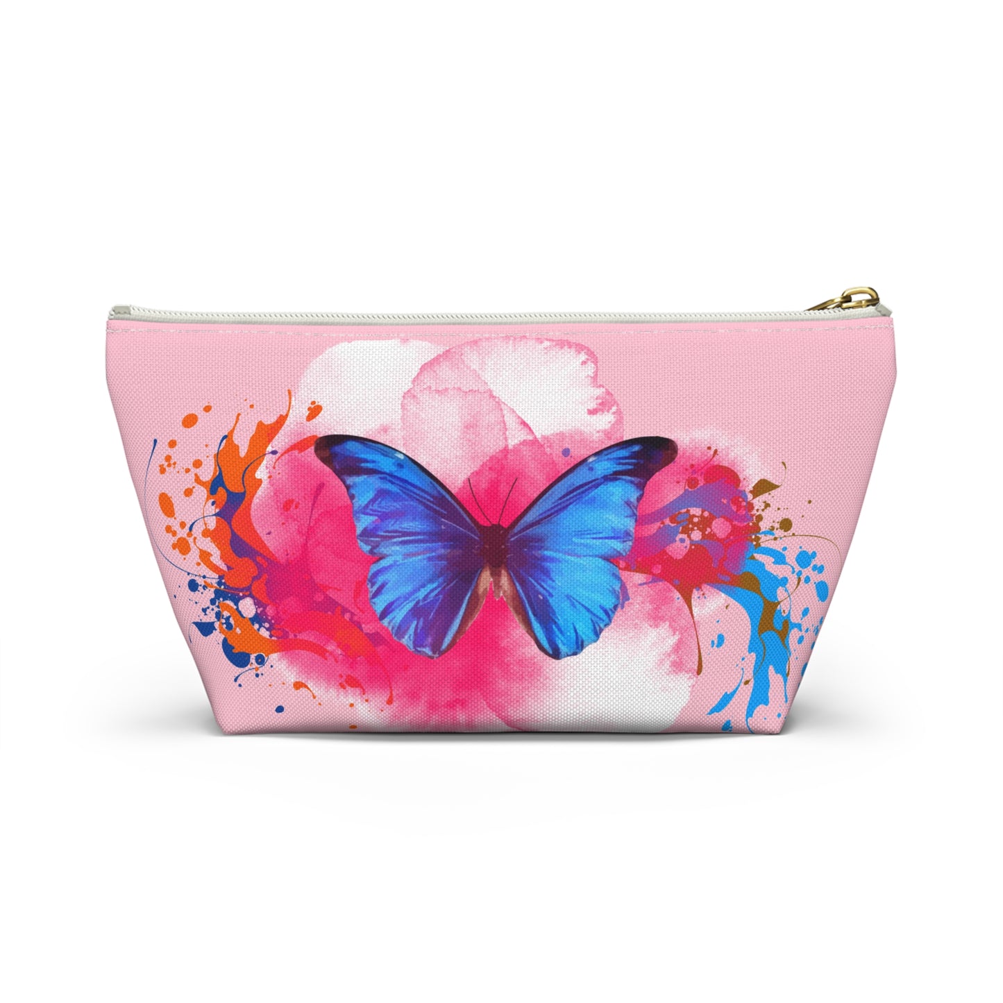 Butterfly Blossom Accessory Pouch - Colorful Makeup Bag