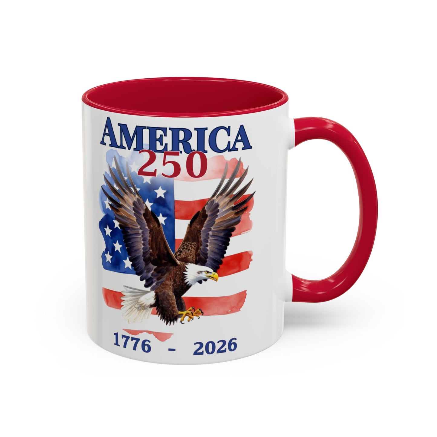 America 250 Patriotic Eagle Mug 1776–2026  (11oz & 15oz)