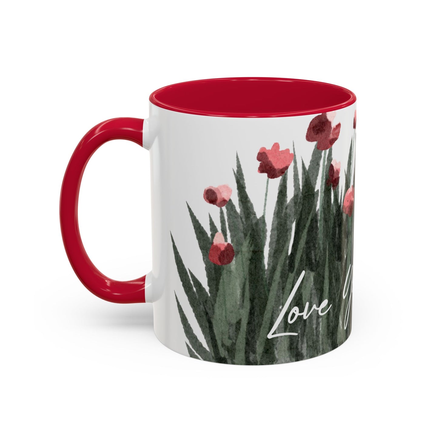 Floral "Love You More" Mugs (11oz, 15oz) - Gift of Love