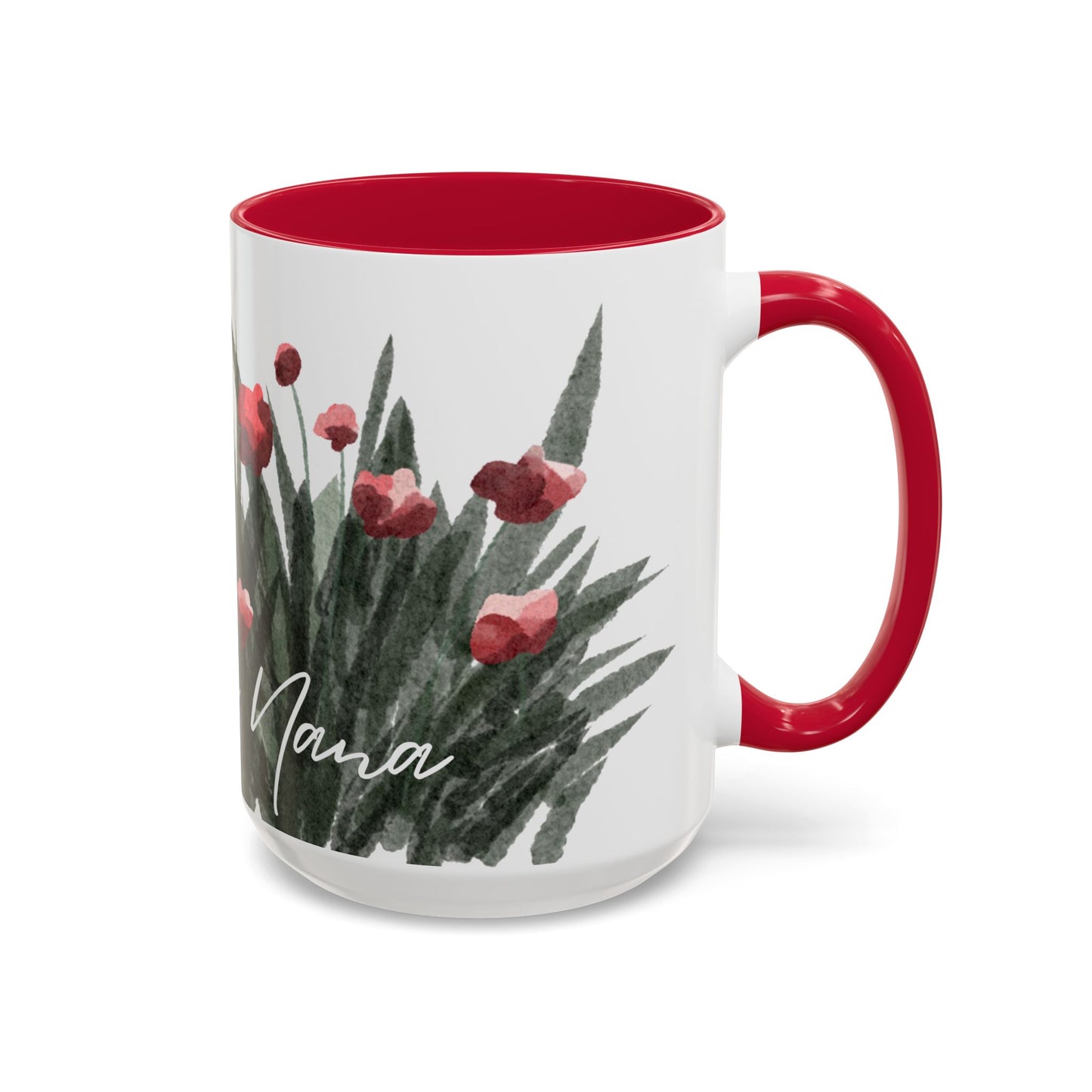 Floral "Love You Nana" Mugs (11oz, 15oz) - Gift of Love
