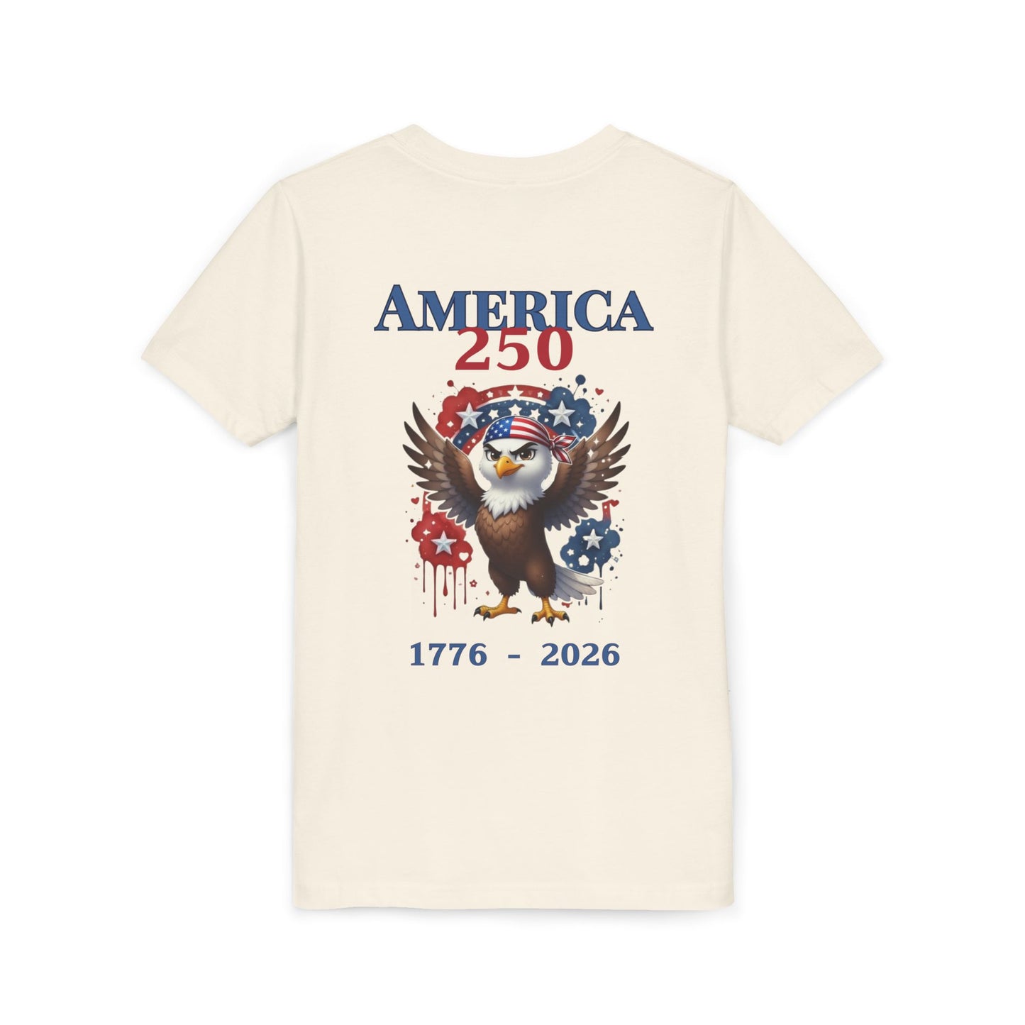 America 250 Patriotic Eagle 1776-2026 Independence Day Youth Shirt
