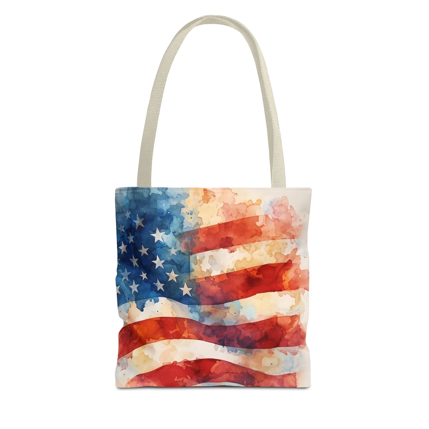 THE Flag Bag!  Patriotic Watercolor Tote Bag 13 x 13