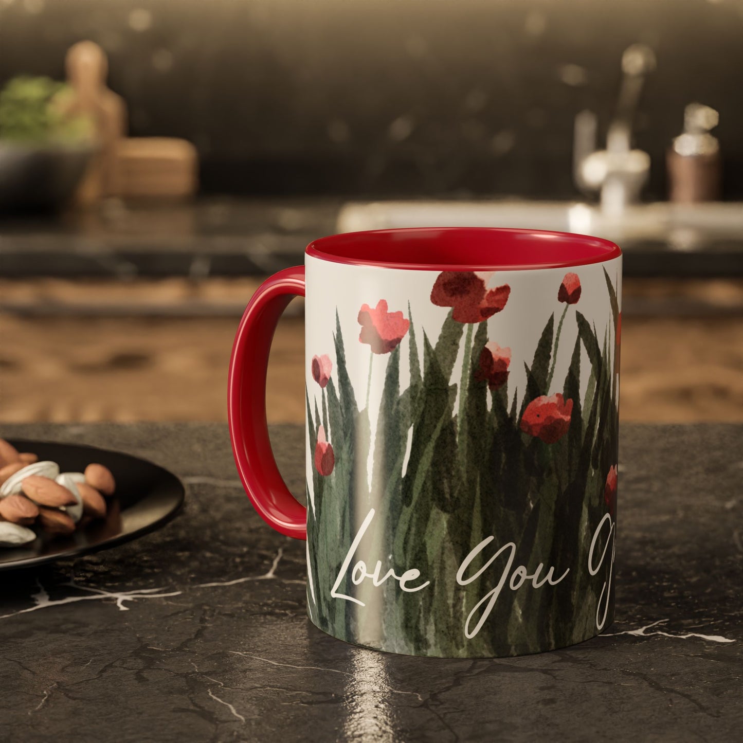 Floral "Love You Grandma" Mugs (11oz, 15oz) - Gift of Love