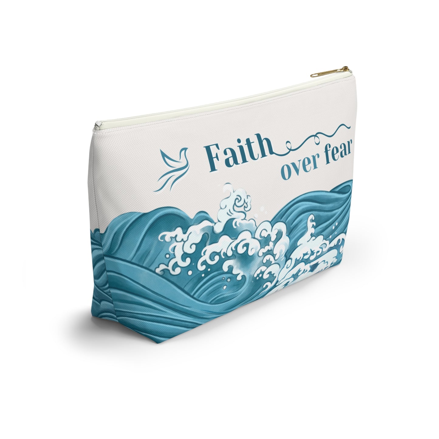 NEW!! Faith Over Fear Accessory Pouch (large)