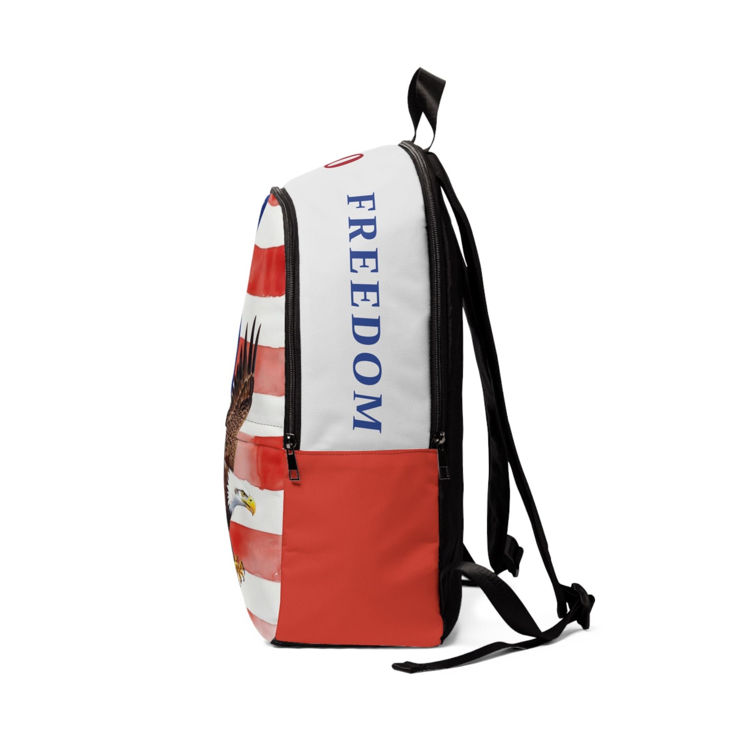 Patriotic 250th Anniversary Backpack - Freedom America Bald Eagle Flag Design - USA 1776-2026 Travel Bag