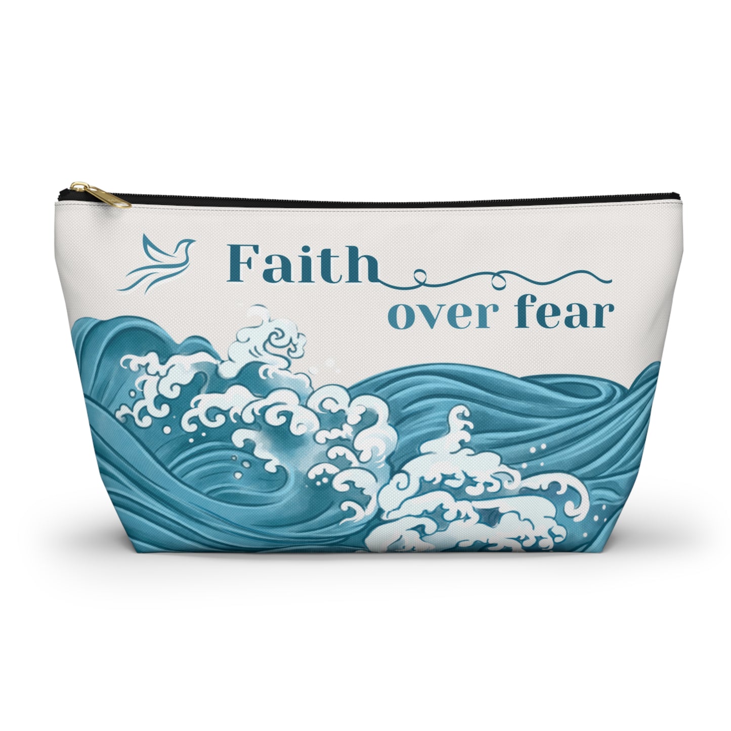 NEW!! Faith Over Fear Accessory Pouch (large)