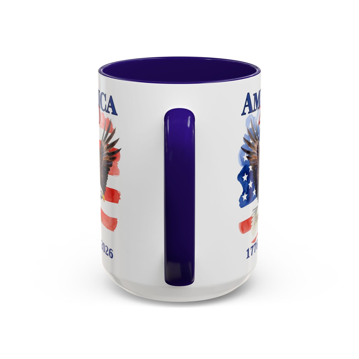 America 250 Patriotic Eagle Mug 1776–2026  (11oz & 15oz)