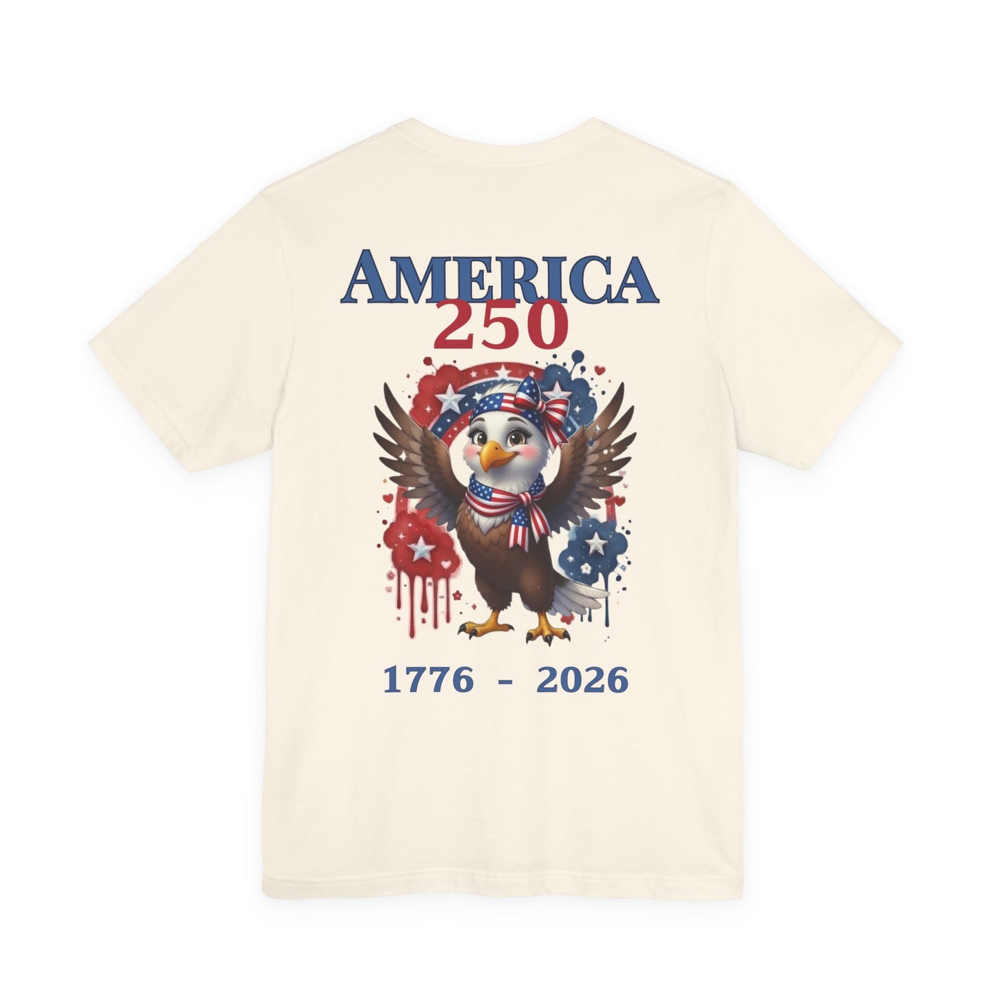 Mom / Aunt America 250 Eagle Woman's T-Shirt — 1776-2026 Patriotic Fourth of July Tee
