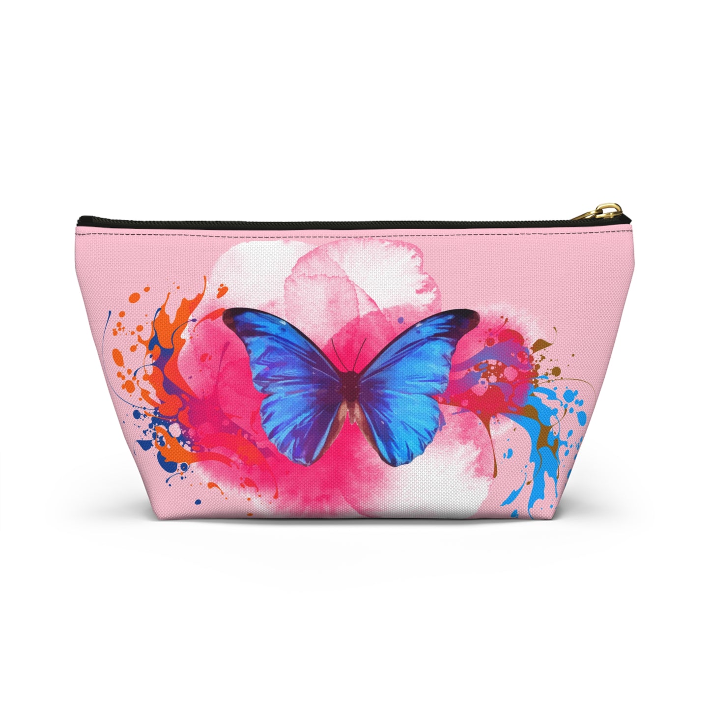 Butterfly Blossom Accessory Pouch - Colorful Makeup Bag