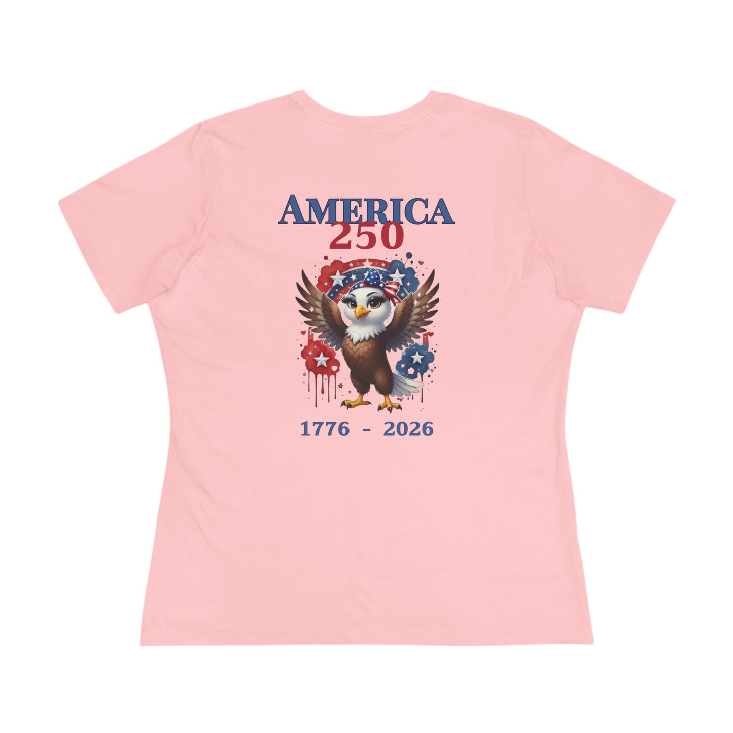 America 250 Patriotic Eagle Woman's T-Shirt – 1776-2026 Semiquincentennial Celebration