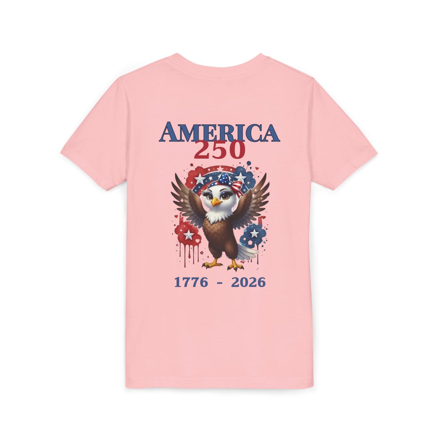 America 250 Patriotic Eagle 1776-2026 Independence Day Youth Shirt