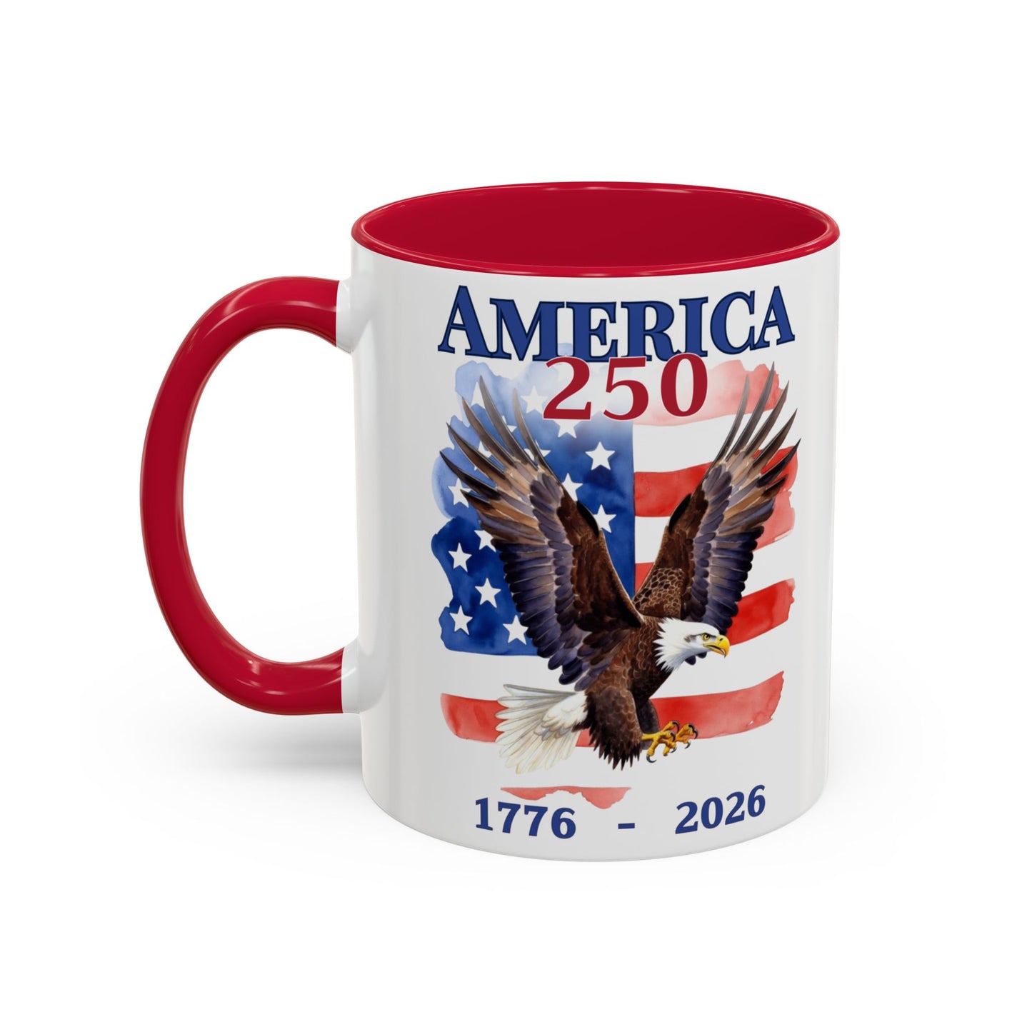 America 250 Patriotic Eagle Mug 1776–2026  (11oz & 15oz)