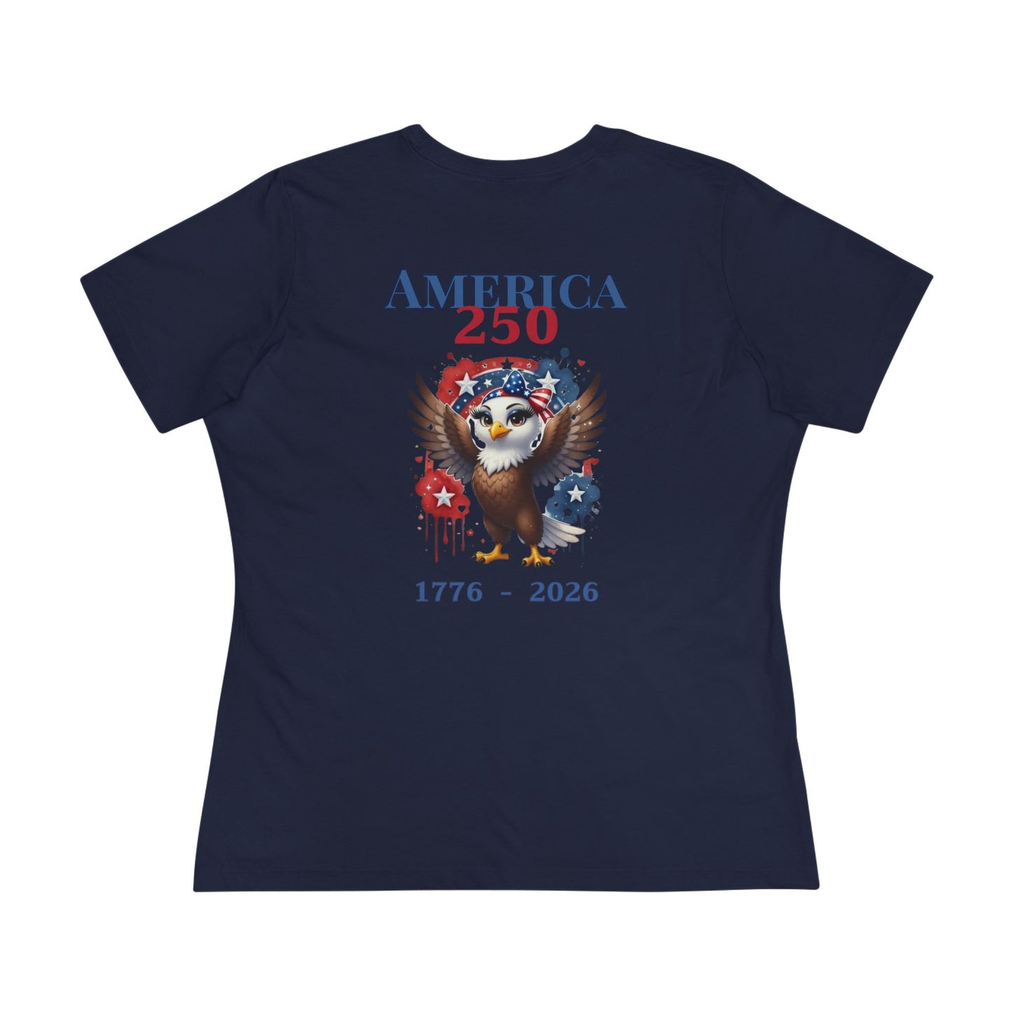 America 250 Patriotic Eagle Woman's T-Shirt – 1776-2026 Semiquincentennial Celebration