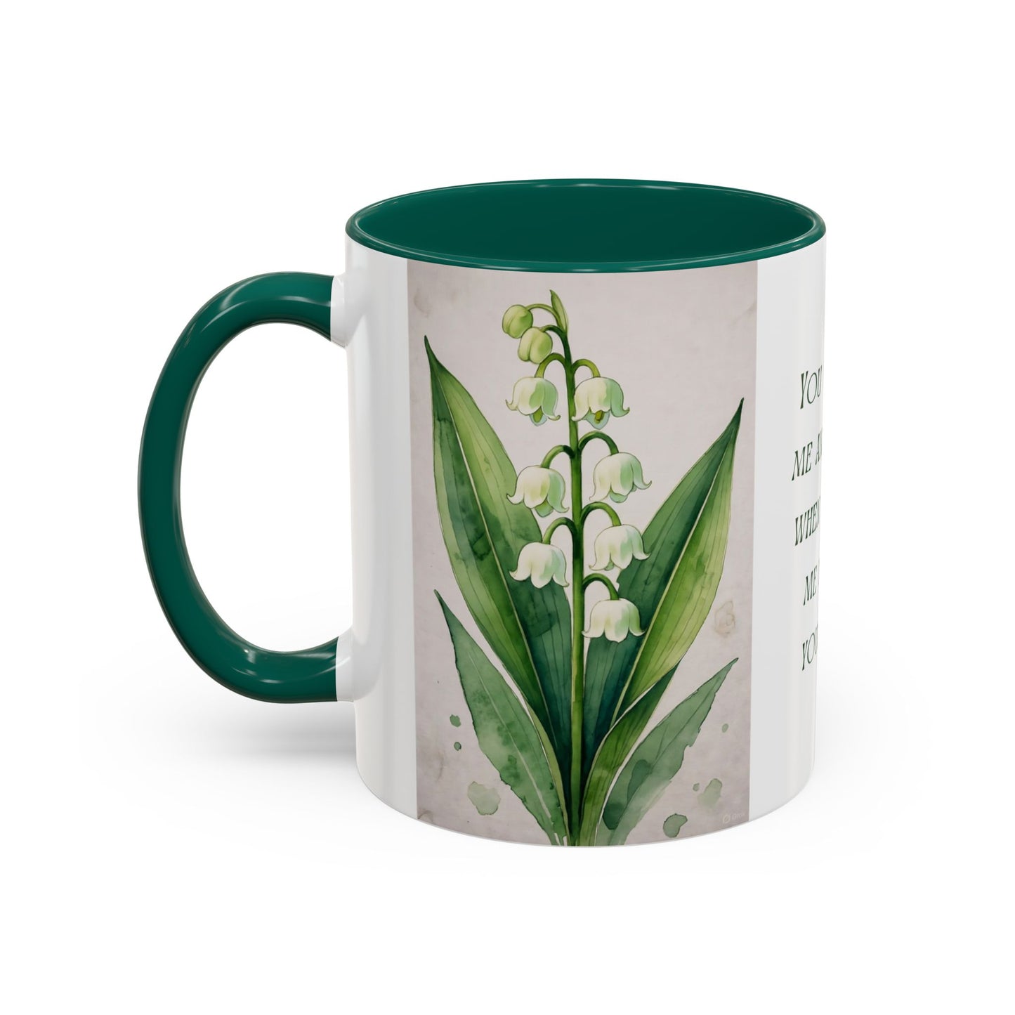 Inspirational Floral Mug - 11oz - "You Will Seek Me" Design
