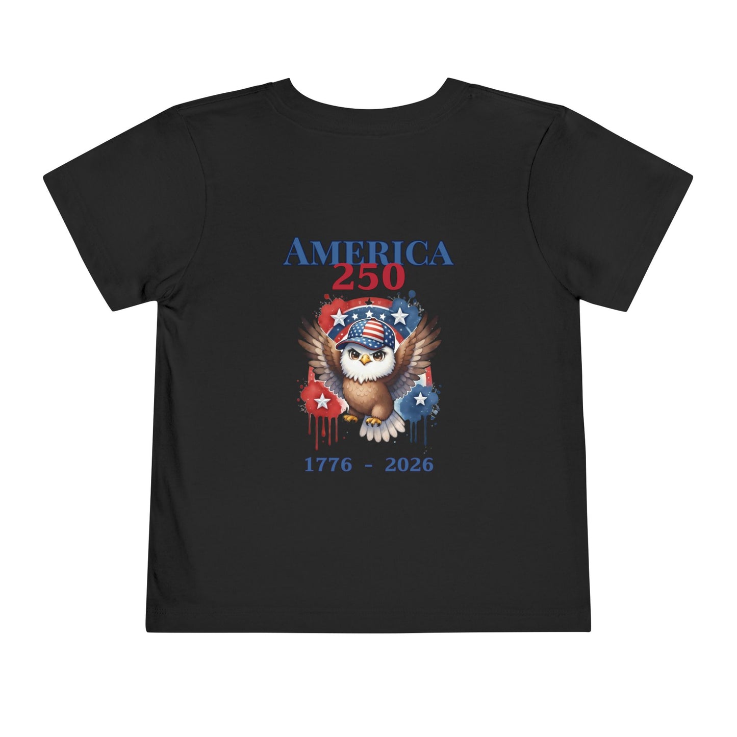 America 250 Eagle 1776–2026 Patriotic Fourth of July Shirt - Toddler Boy Tee