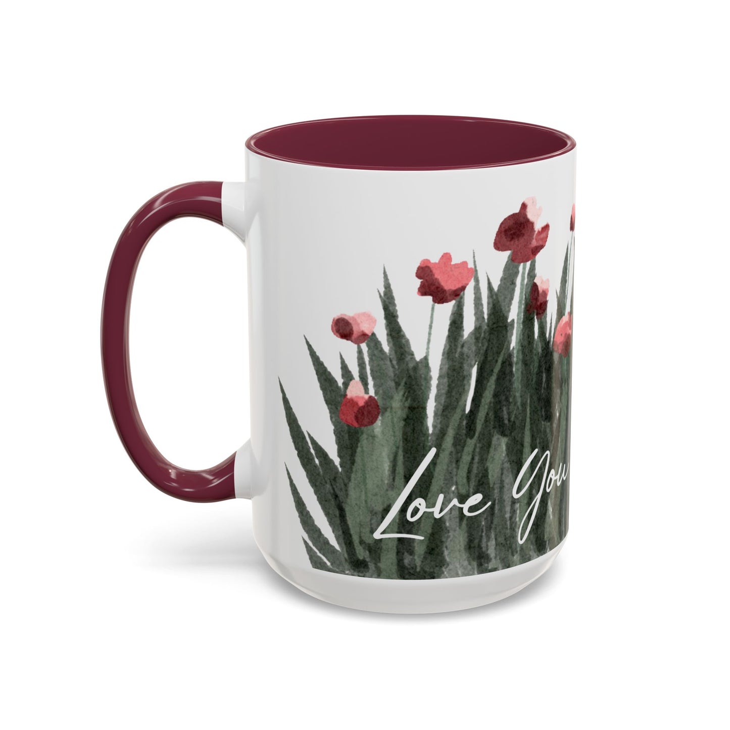 Floral "Love You Grandma" Mugs (11oz, 15oz) - Gift of Love