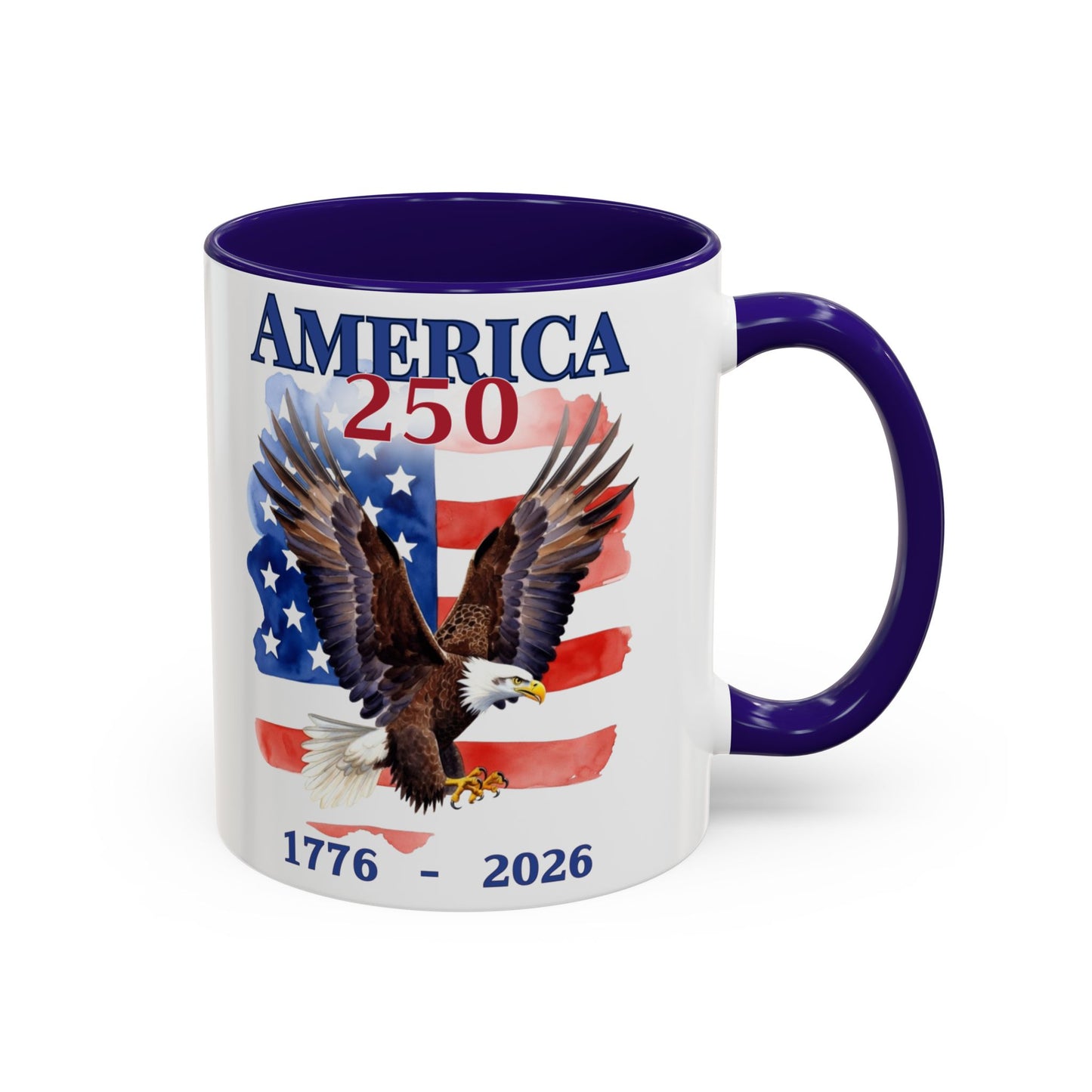 America 250 Patriotic Eagle Mug 1776–2026  (11oz & 15oz)