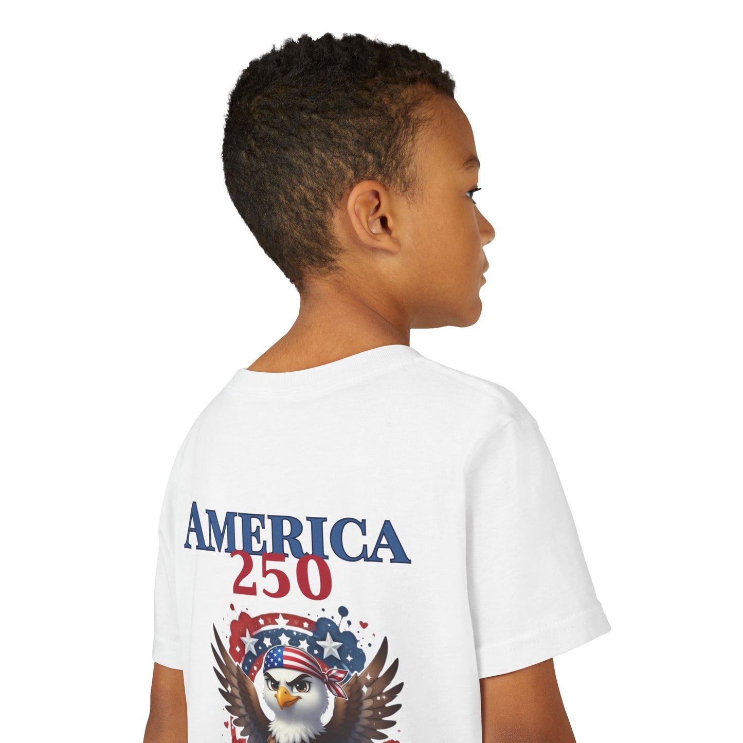 America 250 Patriotic Eagle 1776-2026 Independence Day Youth Shirt