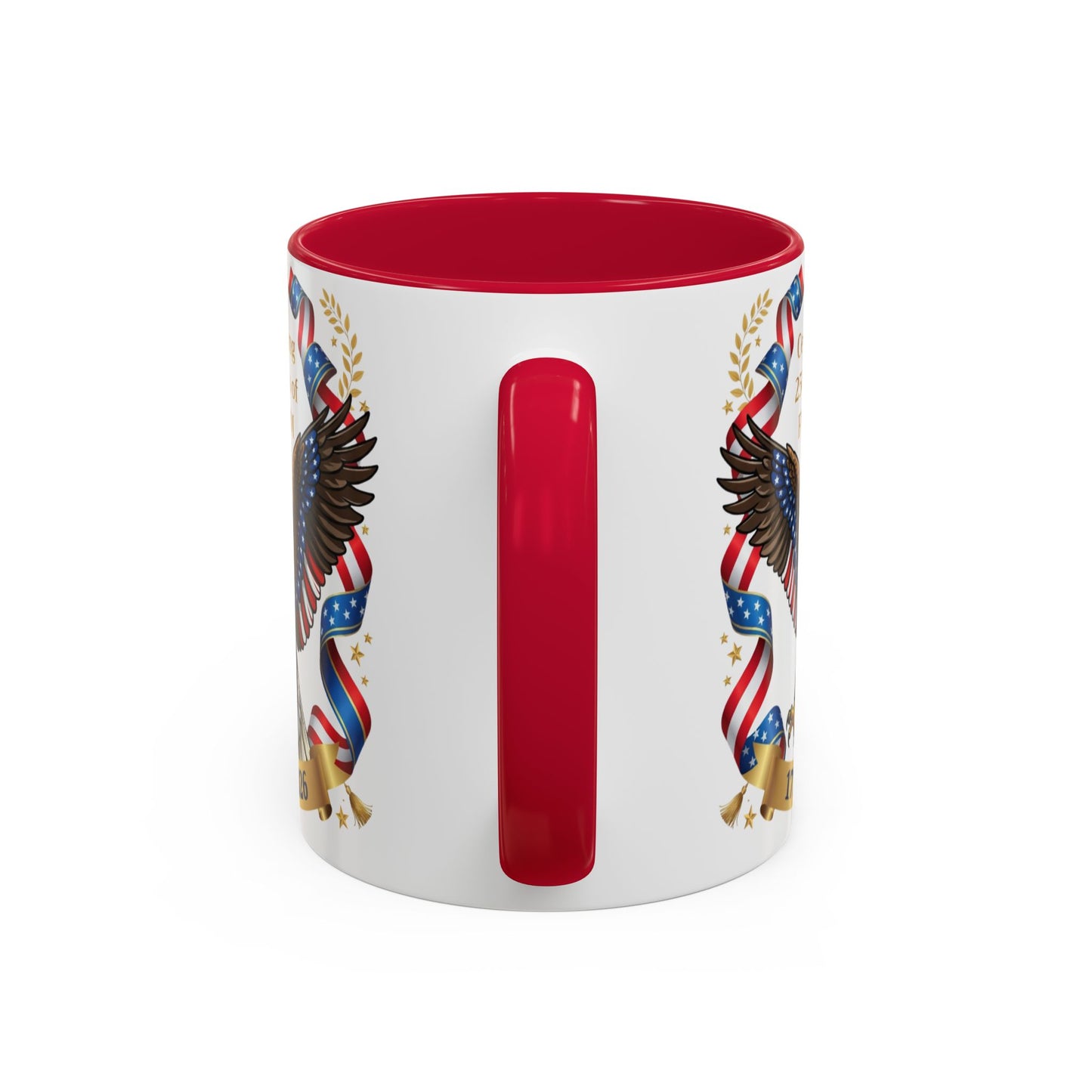 Celebrating 250 Years of Freedom 1776–2026 Patriotic Eagle Mug - (11oz)