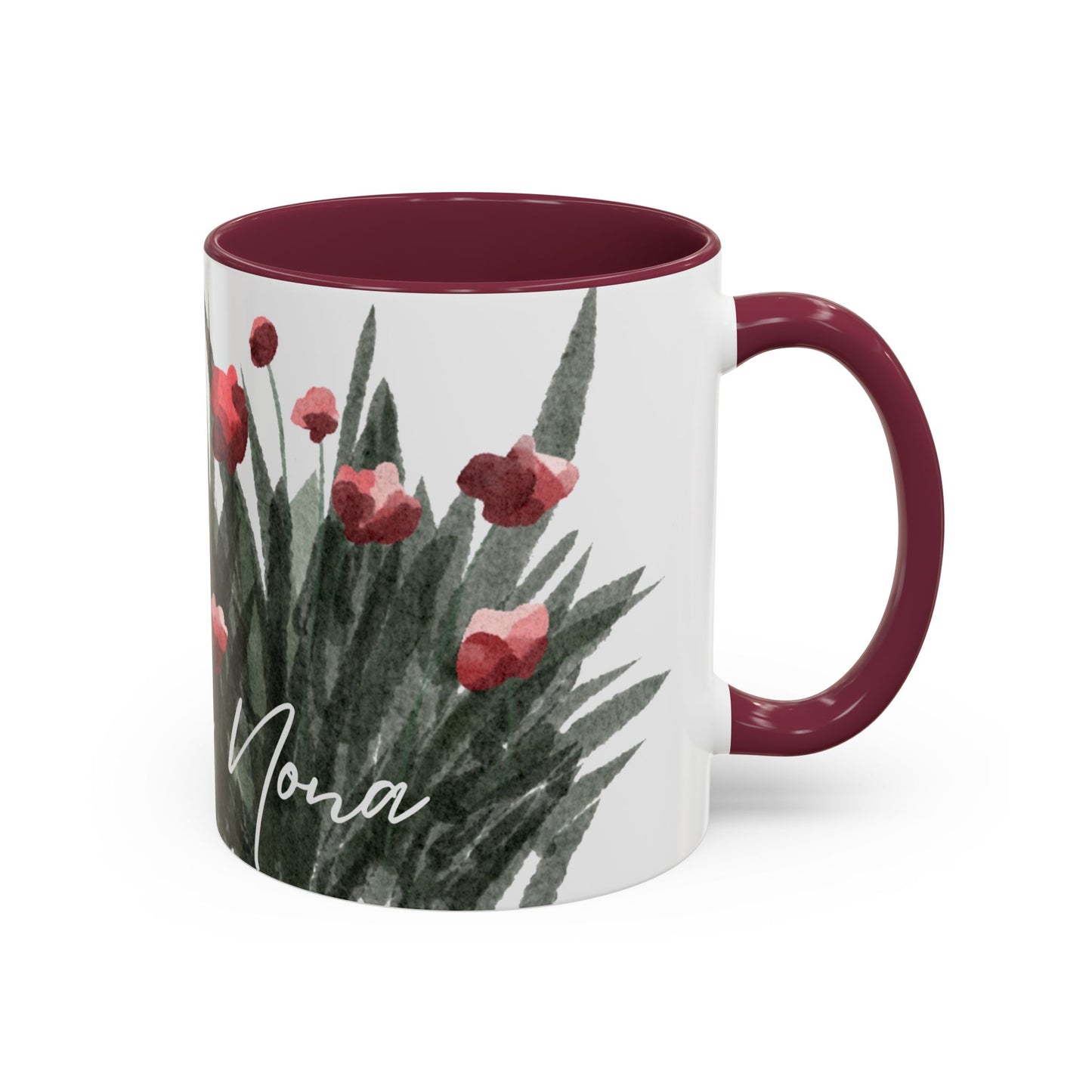 Floral "Love You Nona" Mugs (11oz, 15oz) - Gift of Love