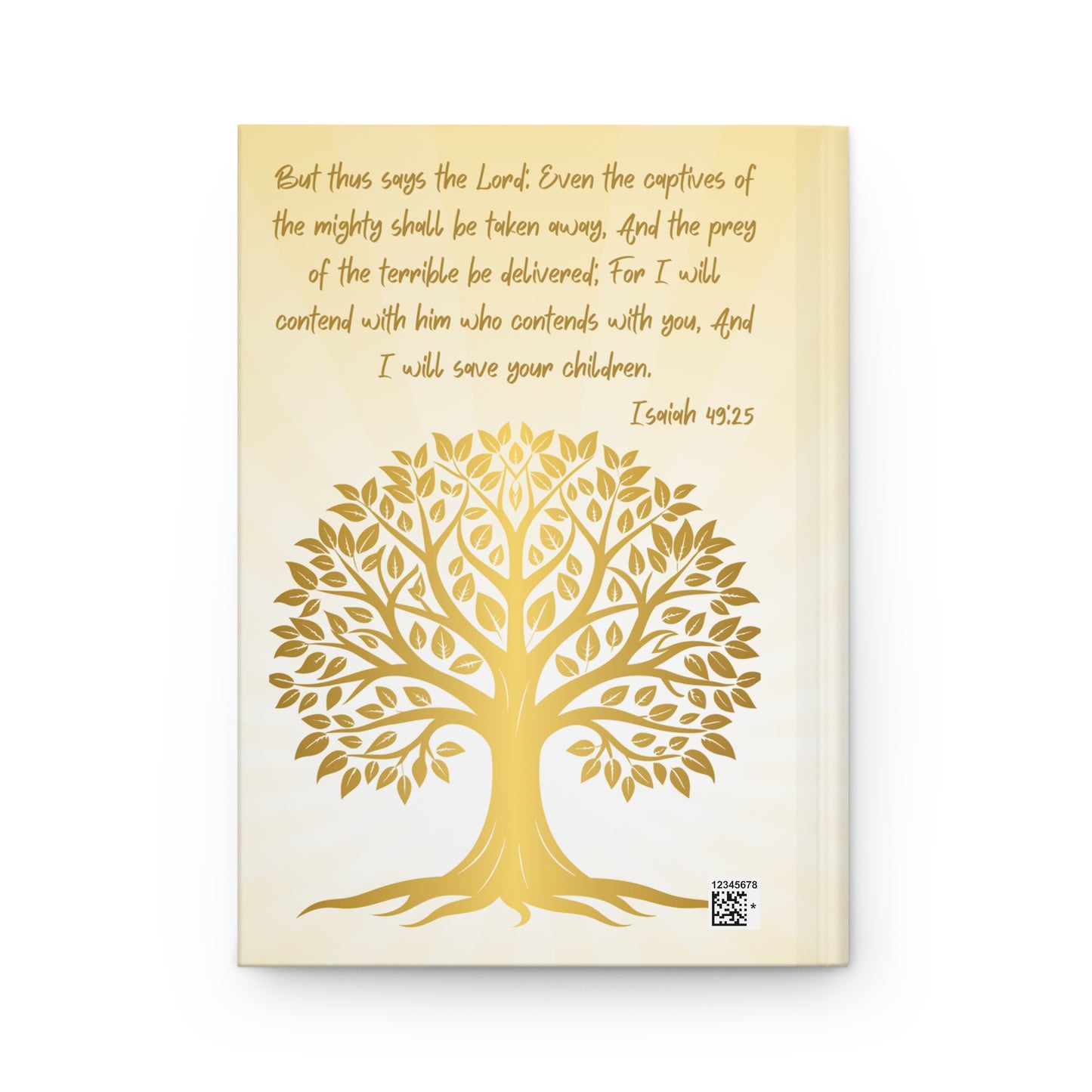 Inspirational Hardcover Journal with Tree of Life Design