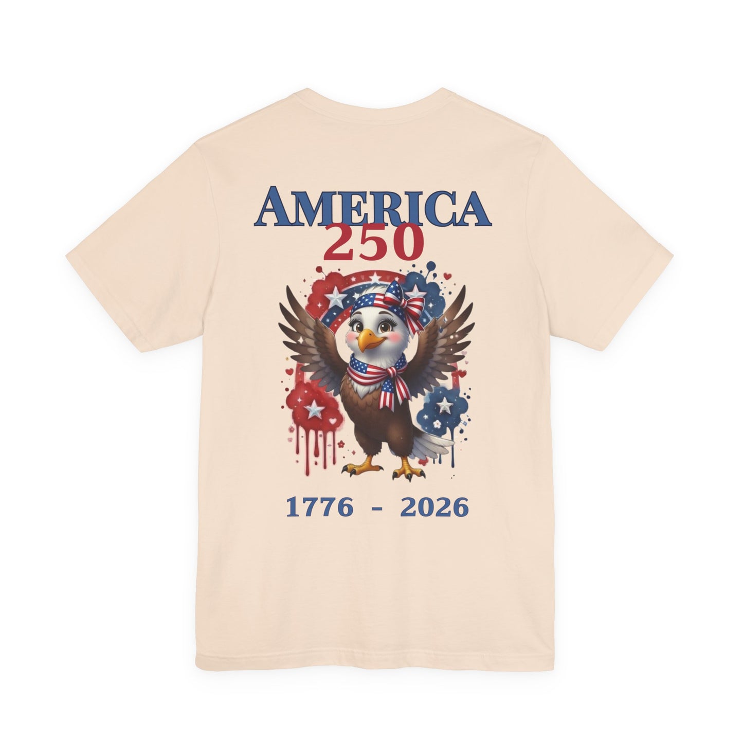 Mom / Aunt America 250 Eagle Woman's T-Shirt — 1776-2026 Patriotic Fourth of July Tee