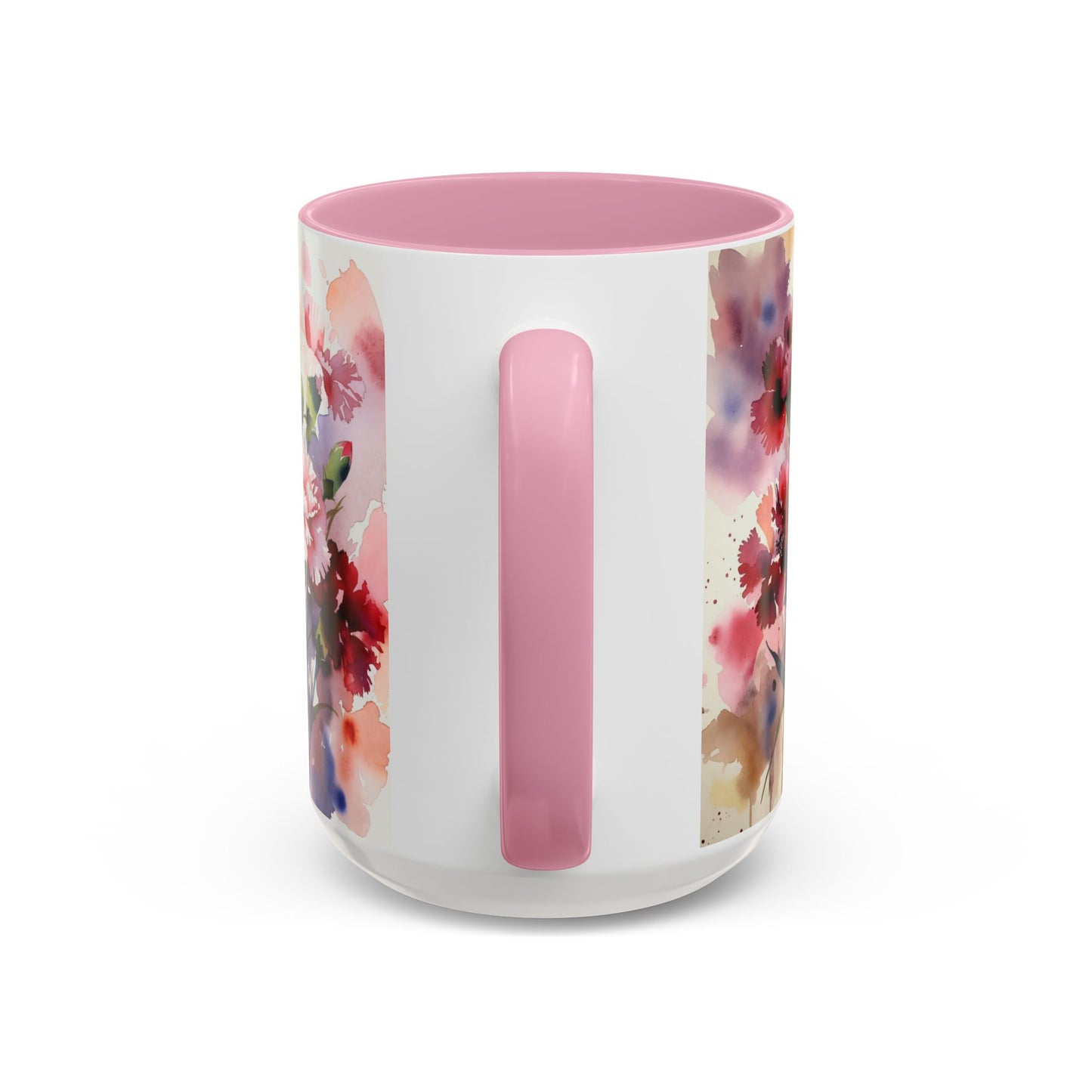 Rejoice Always Bible Verse Mug | Floral Scripture Coffee Cup | January Birth Month Flower